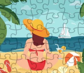 summer beach jigsaw